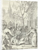 Assaulting the sheriff H. A. Kreet Rotterdam during a riot Orangistisch by Anonymous