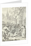Assaulting the sheriff H. A. Kreet Rotterdam during a riot Orangistisch by Anonymous