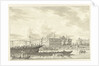 s Lands Zeemagazijn after the fire by Jan Bulthuis