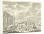 Flooding Diemerzeedijk in Amsterdam by Jan Bulthuis