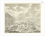 Flooding Diemerzeedijk in Amsterdam by Jan Bulthuis