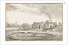 Spaarndammerdijk the Braakjes Amsterdam by Claes Jansz. Visscher II