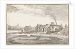 Spaarndammerdijk the Braakjes Amsterdam by Claes Jansz. Visscher II