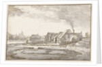 Spaarndammerdijk the Braakjes Amsterdam by Claes Jansz. Visscher II