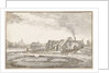 Spaarndammerdijk the Braakjes Amsterdam by Claes Jansz. Visscher II