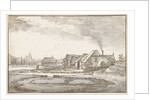Spaarndammerdijk the Braakjes Amsterdam by Claes Jansz. Visscher II