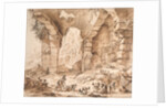 View of the ruins of the Colosseum by Nicolaes Pietersz. Berchem