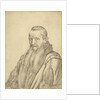 Portrait of a theologian by Hendrick Goltzius