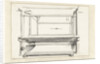 The cloth manufacturing: a loom and some loose parts by Willem van Mieris