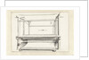 The cloth manufacturing: a loom and some loose parts by Willem van Mieris