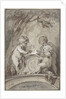 Allegory with three putti at an altar by Jacob de Wit