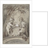 Allegory with three putti at an altar by Jacob de Wit
