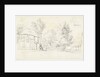 Church in the village Cabauw by Cornelis Pronk
