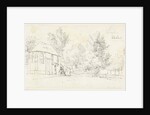Church in the village Cabauw by Cornelis Pronk