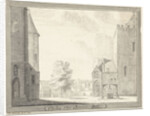 Courtyard of the Oldehuis or castle to Vollenhove The Netherlands by Hendrik Spilman