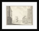 Courtyard of the Oldehuis or castle to Vollenhove The Netherlands by Hendrik Spilman