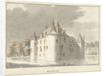 The castle Amelroy or Ammerzoden by Cornelis Pronk