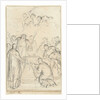 Pagan priests sacrificed on an altar by Jacob de Wit