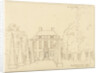 The country estate of Gerard van Loon; front view by Cornelis Pronk