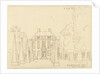 The country estate of Gerard van Loon; front view by Cornelis Pronk