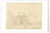 The country estate of Gerard van Loon; front view by Cornelis Pronk