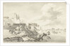 View of the Valkhof Nijmegen and broken locks at the Ooischendijk by Anonymous