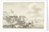 View of the Valkhof Nijmegen and broken locks at the Ooischendijk by Anonymous