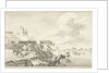 View of the Valkhof Nijmegen and broken locks at the Ooischendijk by Anonymous