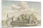 The Court of Putten and the Church of Geervliet The Netherlands by Cornelis Pronk