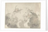 Design for ceiling painting by Jacob de Wit