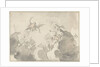 Design for ceiling painting by Jacob de Wit
