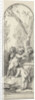 Four putti with palette and brushes in bossage by Jacob de Wit