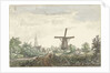 View of Leusdense road to Amersfoort The Netherlands by Jacob van Liender