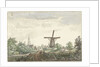 View of Leusdense road to Amersfoort The Netherlands by Jacob van Liender