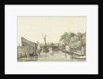 Ringdijk op de Schulpbrug by Gerrit Lamberts