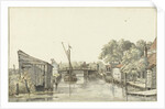 Ringdijk op de Schulpbrug by Gerrit Lamberts
