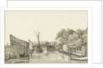Ringdijk op de Schulpbrug by Gerrit Lamberts