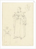 Three sketches from the costume of a woman from Axel The Netherlands by Bernard Picart