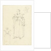 Three sketches from the costume of a woman from Axel The Netherlands by Bernard Picart