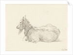 Reclining goat by Jean Bernard