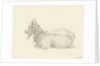 Reclining goat by Jean Bernard