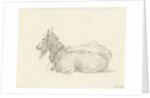 Reclining goat by Jean Bernard