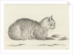 Reclining cat by Jean Bernard