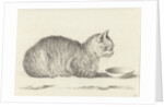 Reclining cat by Jean Bernard