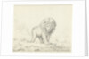 Running lion by Abraham Bloteling