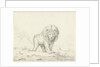 Running lion by Abraham Bloteling
