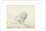 Running lion by Abraham Bloteling