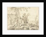Allegory with children and Agricultural attributes by Johann Heinrich Keller II