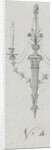 Design for a candlestick by Abraham Meertens