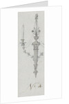 Design for a candlestick by Abraham Meertens